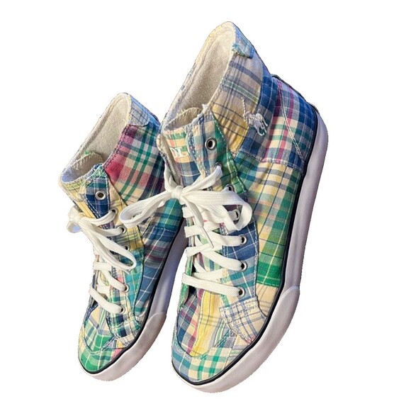 Rare Polo By Ralph Lauren Brisbane Multicolor Sneakers 6 Men’s 8 Women’s - Picture 1 of 15